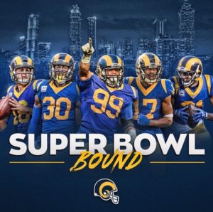 L.A. RAMS HEADING TO SUPER BOWL LIII - Los Angeles Coliseum